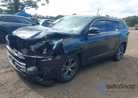 2017 Toyota Highlander Le from USA, damaged, VIN 5TDBZRFH8HS407296
